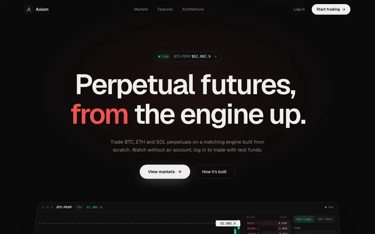 Axiom screenshot